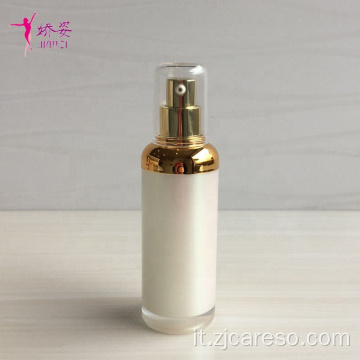 Flacone per lozione personalizzato con pompa airless in plastica acrilica da 30 ml